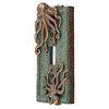 Top Brass Large Octopus/Kraken Electrical Cover Wall Plate Bronze/Verdigris Finish