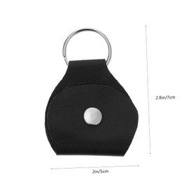 BIUDECO 9Pcs Portable PU Guitar Picks Holder Keychain Durable Plectrum Storage Organizer Stylish Compact Case for Guitar Picks present for Musicians