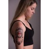 2 x Temporary Indian Tattoo Wolf Woman Tattoo Wolf Tattoo