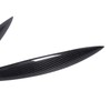 2pcs Carbon Fiber Headlight Eyebrows Left Right Glossy 3K Twill