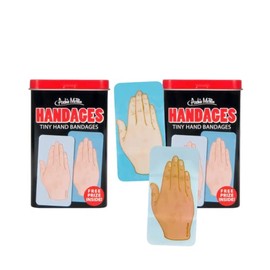 McPhee Handages Tiny Hand Bandages | Funny Bandages in a Metal Tin | Pack of 2