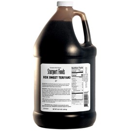 Starport Foods XOX Sweet Teriyaki Sauce, Vegetarian,1 gallon, (NET WT 9 LB 14 OZ)