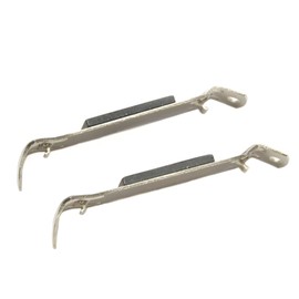 Chef Craft Select Iron Plated Bottle Opener/Can Tapper with Magnet, Pack of 2, 1, Grey