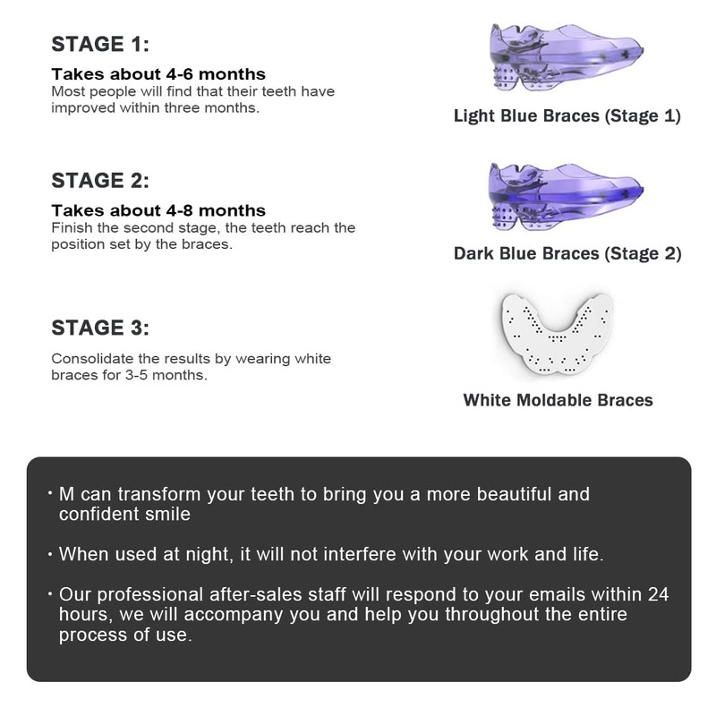 KOHEEL M Teeth Braces for Crooked Teeth or Crowded Teeth