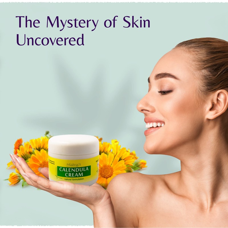 Mistry's Calendula Cream 50g - Calms & Hydrates, Muti-Purpose Skin