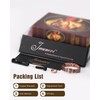Jecanori Copper Magnetic Bracelet & Ring for Men,Pure Copper Cross