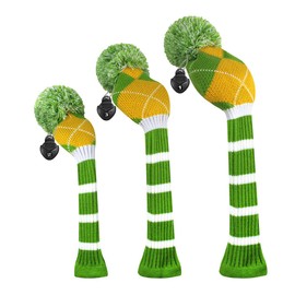 Scott Edward Golf Headcovers for Woods Set of 3 Fits Well Driver(460cc) Fairway Wood and Hybrid(UT) The Perfect Change for Golf Bag