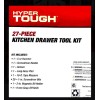 HYPER Tough 27pc Tool Kit: Hammer,Pliers,