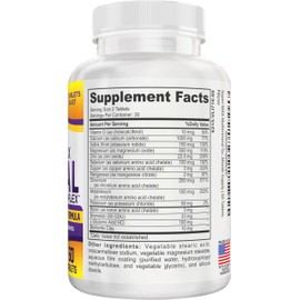 Super-MAX Multimineral Supplement (Iron Free) | High-Potency 15-in-1 Multi Mineral Supplements Formula | Daily Mineral Support Blend | 30-Day Supply | 60 Tablets