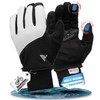 MIVELO Cycling Gloves with Thermal Fleece, Waterproof & Windproof Gloves,