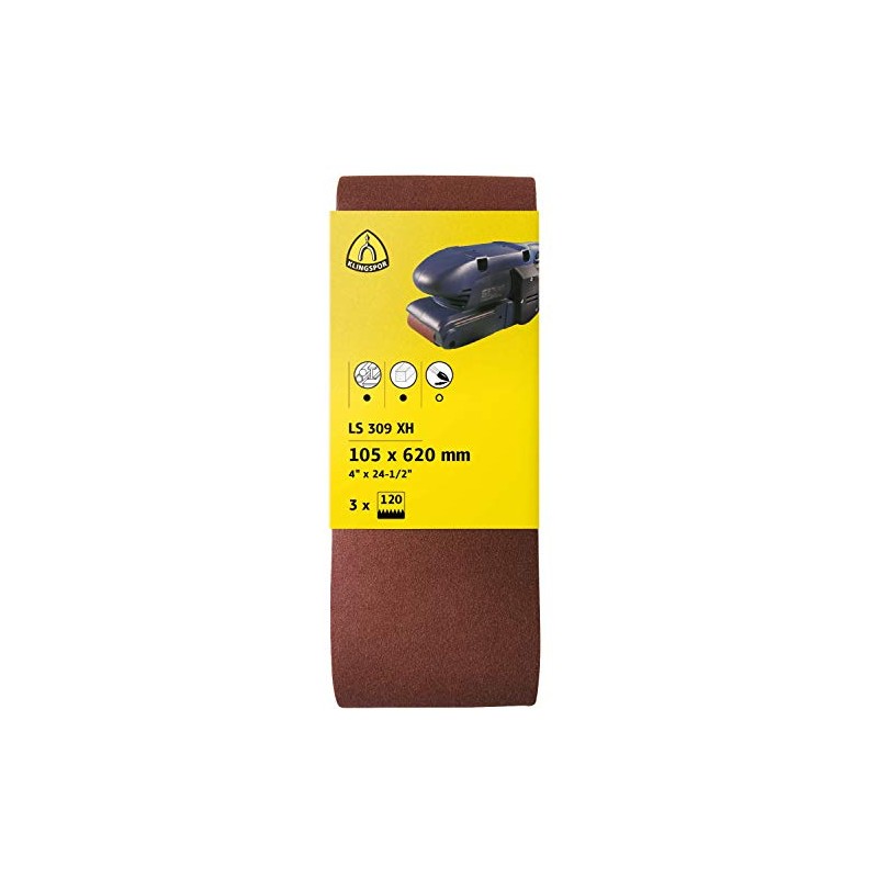 Klingspor LS309XH-40-10-75x480 75 x 480mm 40 Grit Abrasive Cloth for