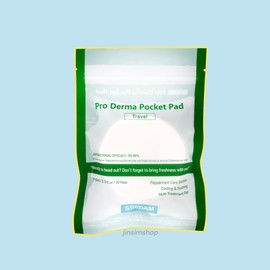 Sedam Cedam Proderma Pocket Pad Alcohol-Free Bacteria Cleansing Zero Pad 1ea (30 sheets) / 쎄담 프로더마 포켓패드 무알콜 균세안 제로패드 1개 (30매)