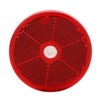 12PCs Round Reflector Red Reflective Sticker Waterproof Signal Warning for