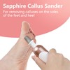 Sapphire Callus Lijadora de uñas, broca para manicura profesional POLAMD