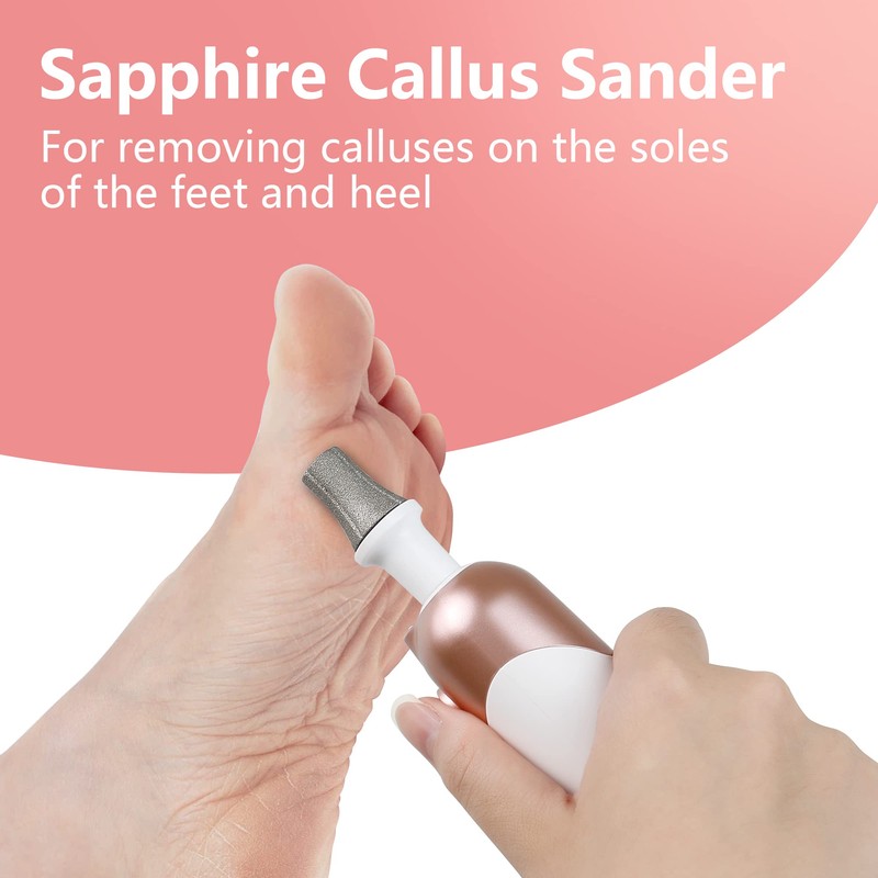 Sapphire Callus Lijadora de uñas, broca para manicura profesional POLAMD