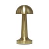 Simple Designs LD1081-GLD 8.88" Mushroom Magic Mini Metal Dimming &
