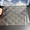 Acrylic Sashiko Stencil, Embroidery Pattern, Quilting Stencil, Classic Ocean Waves
