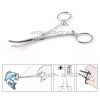 CynaMed USA PREMIUM 5.5" Curved Hemostat Forceps Locking Clamps - Stainless Steel Medical