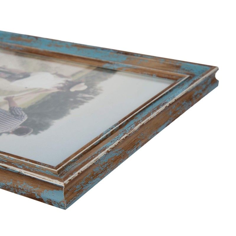 Truu Design, Decorative Distressed Weathered Wooden Look Picture Frame, 5