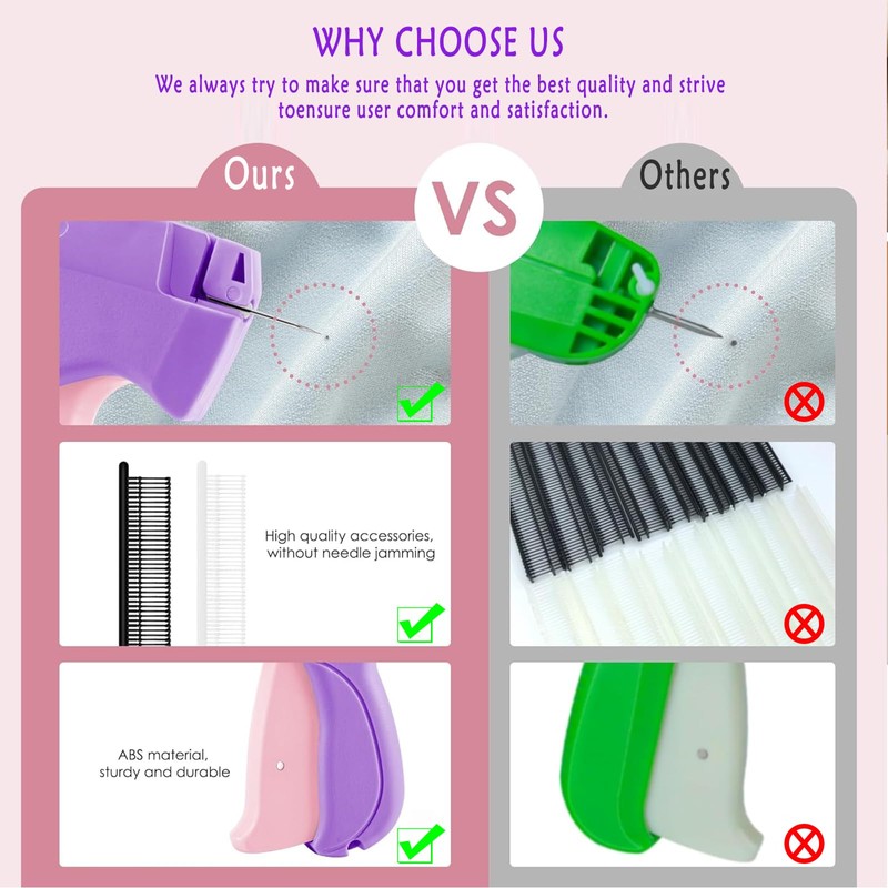 Mini Stitch Gun for Clothes - Handheld Stitch Gun Quick