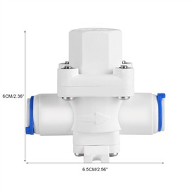 Yosoo 3/8" Pressure Reducing Valves Relief Regulator Reducing Valve Filter Protection For RO System Water Regulator Controls