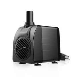 AC Infinity Submersible Water Pump 132 GPH (500 L/H), Ultra Quiet 8W Fish Tank Flow Pressure Control with 3 ft. High Lift Pump for Aquariums, Fountains, Ponds, Pools, Hydroponics