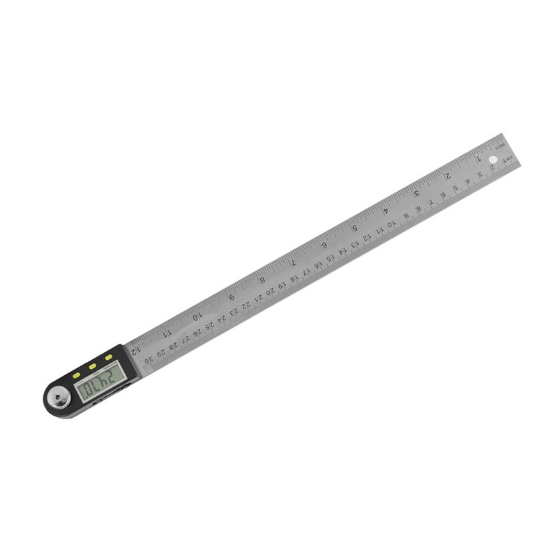 0-300mm Stainless Steel Electronic Protractor Digital Goniometer Angle Finder Miter