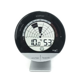 TFA Dostmann Mould Radar Digital Thermo-Hygrometer - Black