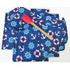 Navy Blue Nautical Kitchen Linens Set (5 Items Total) 2
