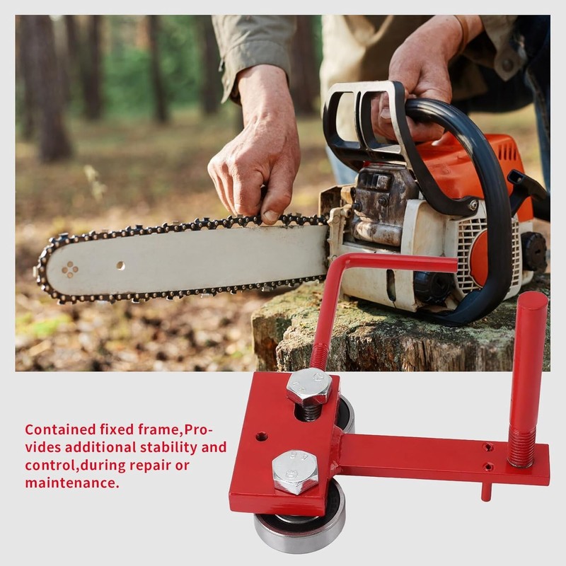 Chainsaw Bar Rail Tightening Repair Tool, Cast Iron Aluminum Bar