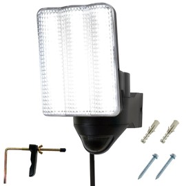 DAISHIN Sensor Light, Outlet Type, DLA-17T100, Outdoor, Motion, LED, AC 100V, Power Supply, Security, Light, Outdoor Light, Waterproof, Rainproof, Motion Sensor Light, Outdoor, Motion Sensor, Parking