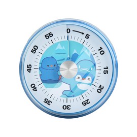 Ctue Kitchen Timer,60 Minutes Countdown Mechanicall Egg Timer for Kids (Penguin)