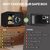 Safe for Home, 1.0 Cubic Feet Small Safe with Removable