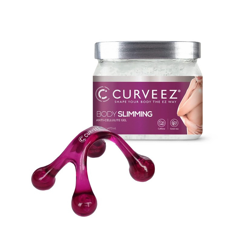 Curveez Bundle Gel anticelulitis adelgazante y envoltura corporal osmótica (gel)