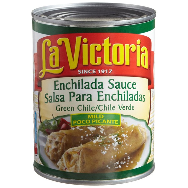 La Victoria Sauce Green Chile Enchilada Retail 19 Ounce Cans (Pack of 12)