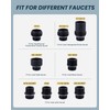 ARCORA Kitchen Faucet Spray Head Brushed Gold, 3-Function Kitchen Sink
