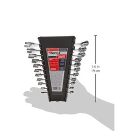 Santul 7665 Juego de 11 Llaves Combinadas, Milimétricas
