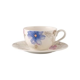 Villeroy & Boch Breakfast Cup &0 39ltr. &With Saucer MARIEFLEUR GRIS