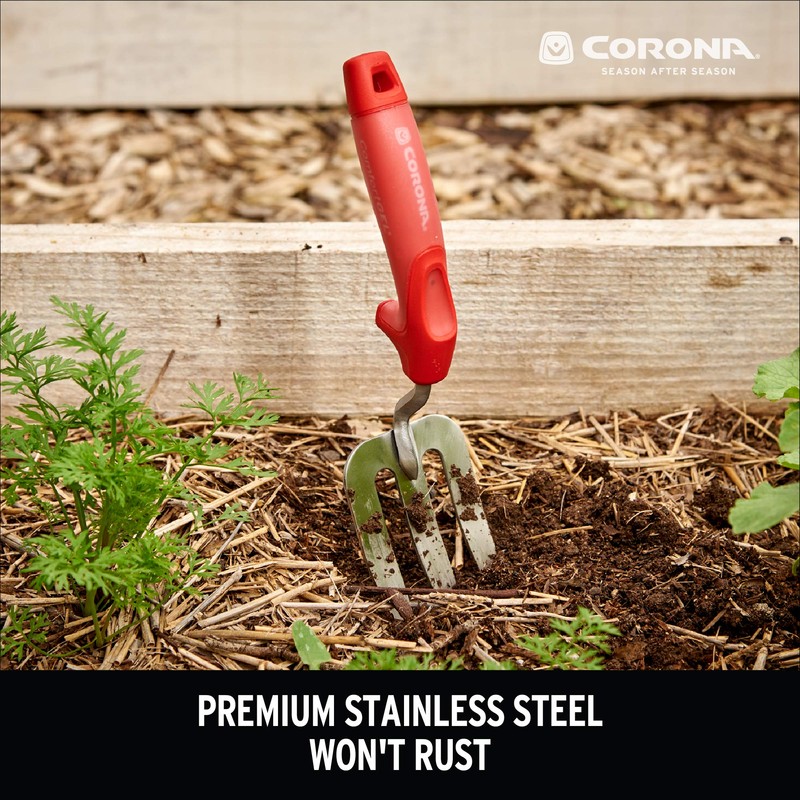 Corona CT3374 CT 3374 Premium Stainless Steel ComfortGEL Garden Fork,