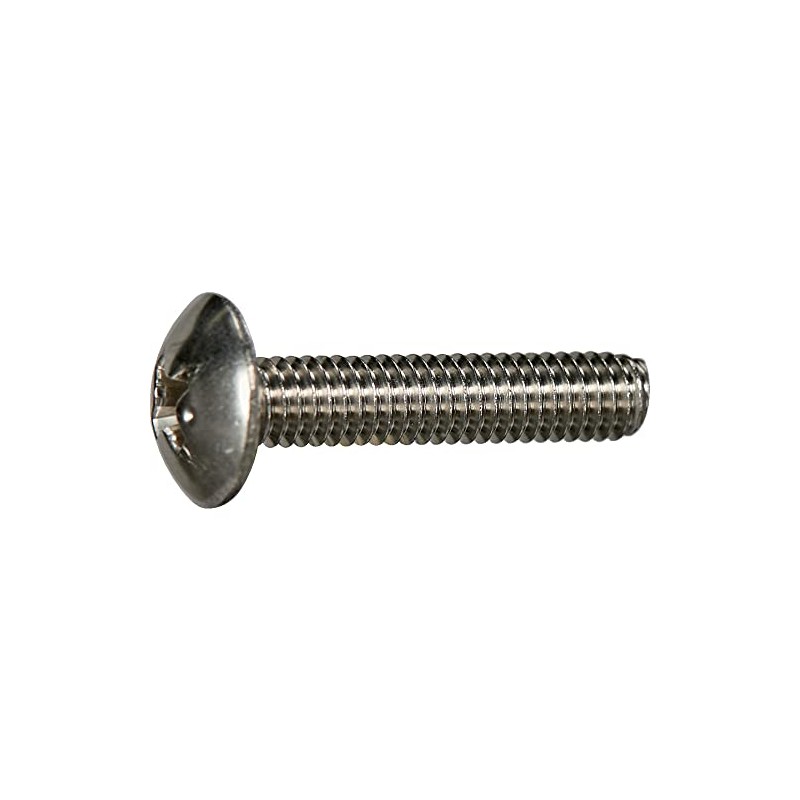 TRUSCO Y829-0420 Truss Head Small Screw, Stainless Steel, Full Screw,