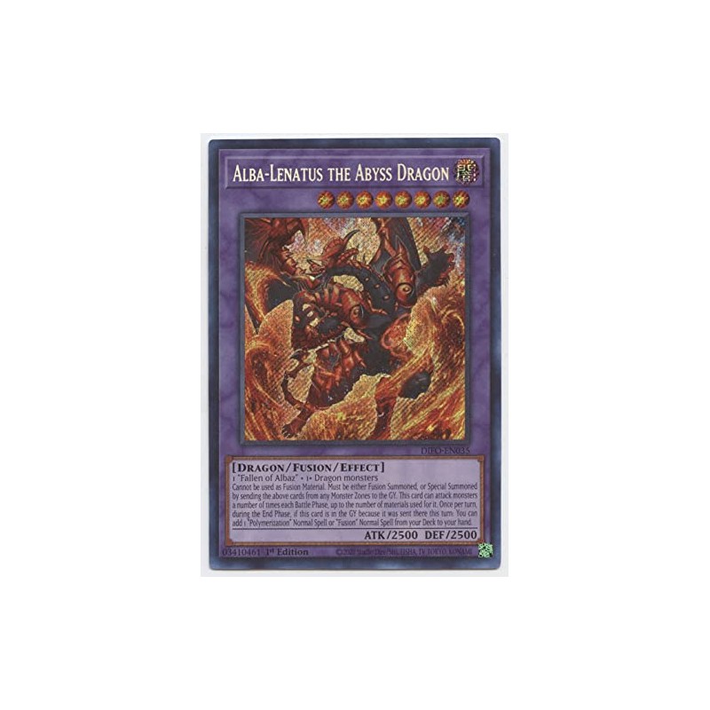 Alba-Lenatus The Abyss Dragon - DIFO-EN035 - Secret Rare -