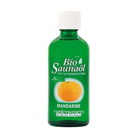 Unterweger Organic Sauna Oil Mandarin 100 ml with Pure Essential Oils (AT-BIO-301)