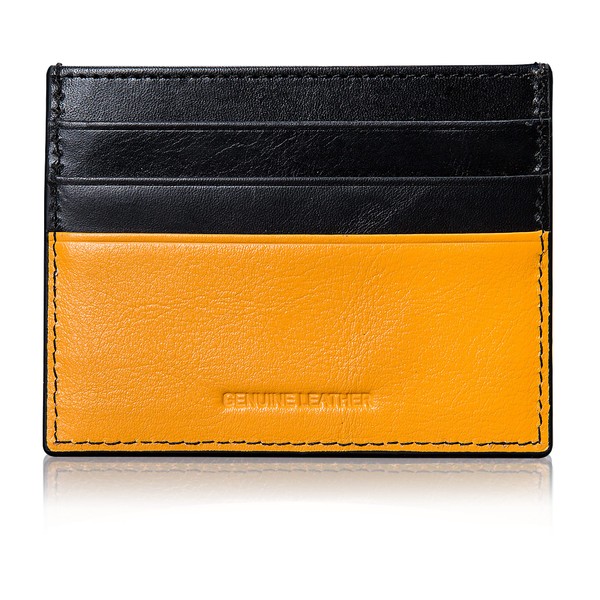 Cockatoo Slim Minimalist Leather Wallet, Front Pocket Wallets Credit Card