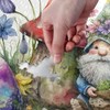 ZENWAWA Watercolor Gnome Mushroom Jigsaw Puzzle 500 Pieces, Zigsaw Puzzles