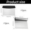 2 PCS Stainless Steel Dough Scraper,Food Scraper with Handle and