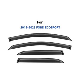 Window Visors Rain Guards for Ford EcoSport 2018 2019 2020 2021 2022, Out-Channel Window Vent Wind Deflectors Visors Shades for 18 19 20 21 22 EcoSport