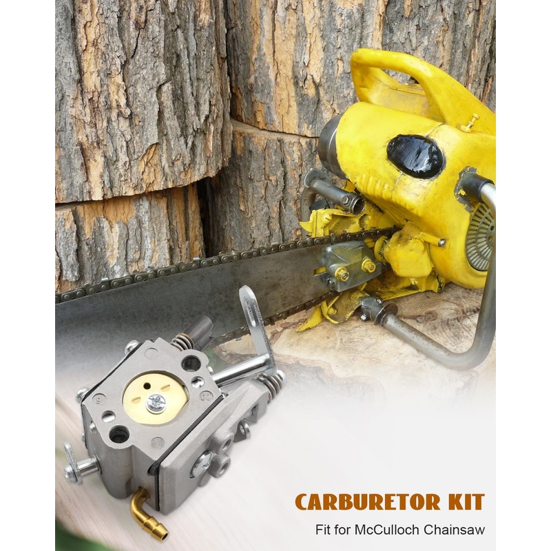 Carburetor Kit Fit for McCulloch 3200 3205 3210 3516 32cc