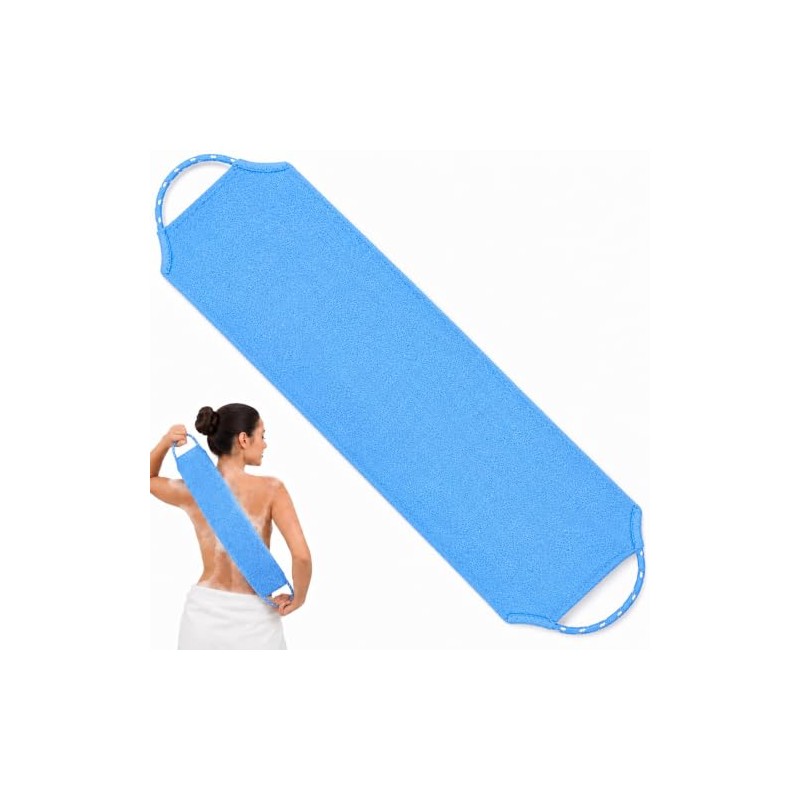 Back Scrubber for Shower, Double Sided Exfoliating Back Exfoliator with
