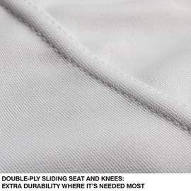 CHAMPRO Traditional Fit Triple Crown Classic Baseball Pants in Solid Color with Reinforced Sliding Areas, White, Large