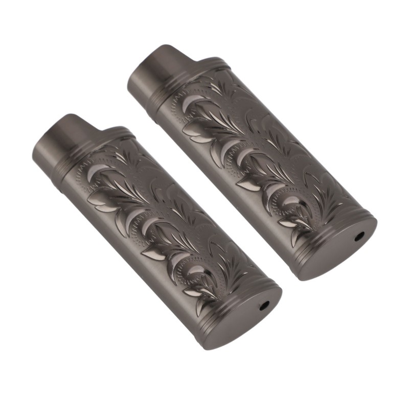 2PCS Torch Lighter Case Vintage Zinc Alloy Eye Catching Long